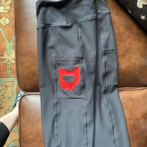Bend Active - The Ohio State University "Victory" Cell Phone Pocket Legging $75